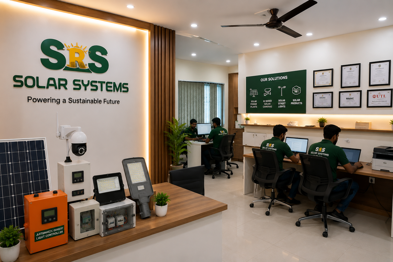 SRS Solar Systems office